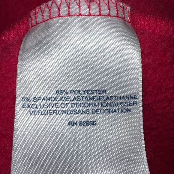 Lands’ End Fleece Blazer Style Sweater Jacket - Picture 7 of 8